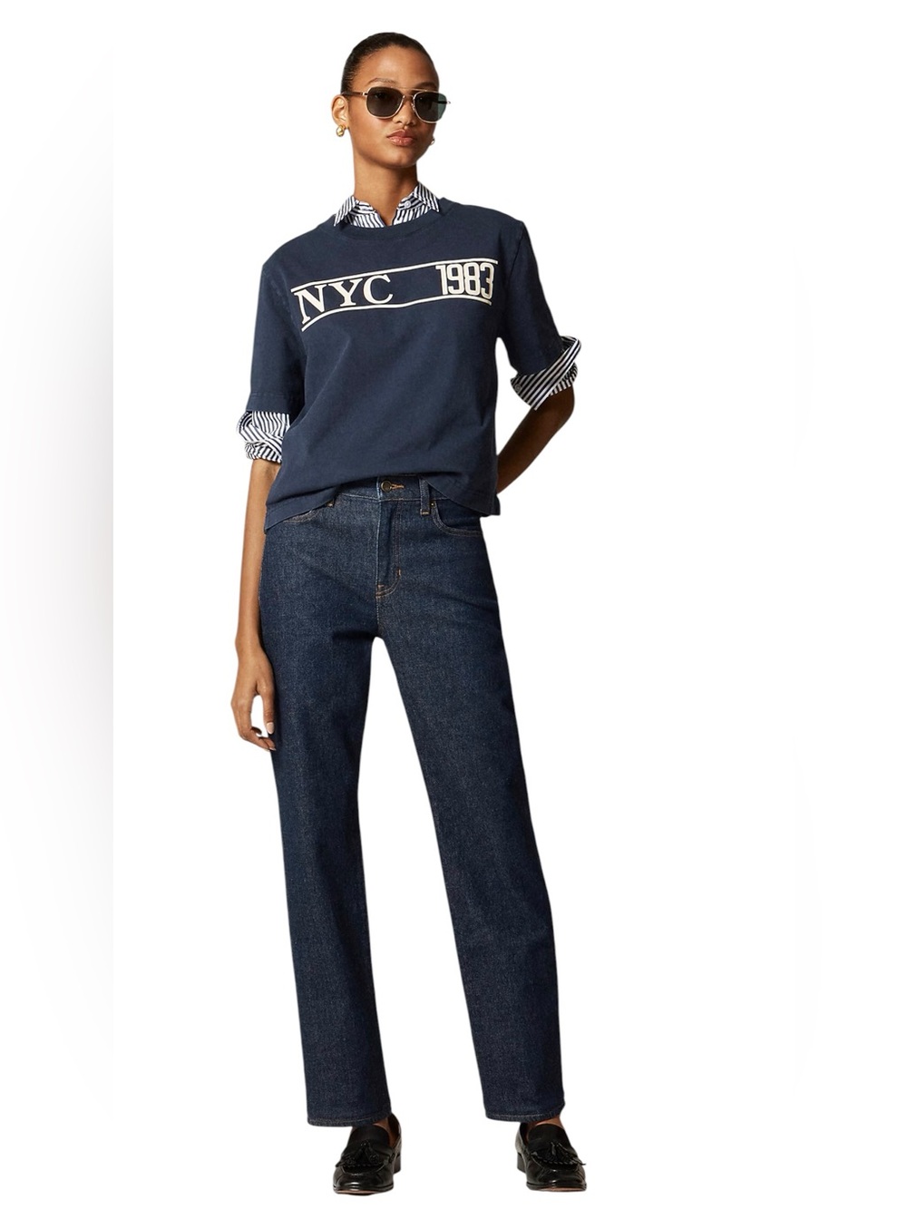 J. Crew Nipped Straight Jeans Size 28 Dark Wash Business Casual Going Out NWT